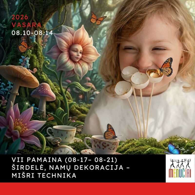 VII pamaina ŠIRDELĖ, NAMŲ DEKORACIJA – MIŠRI TECHNIKA